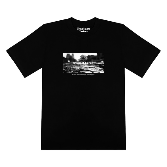 "Grow" Black Tee